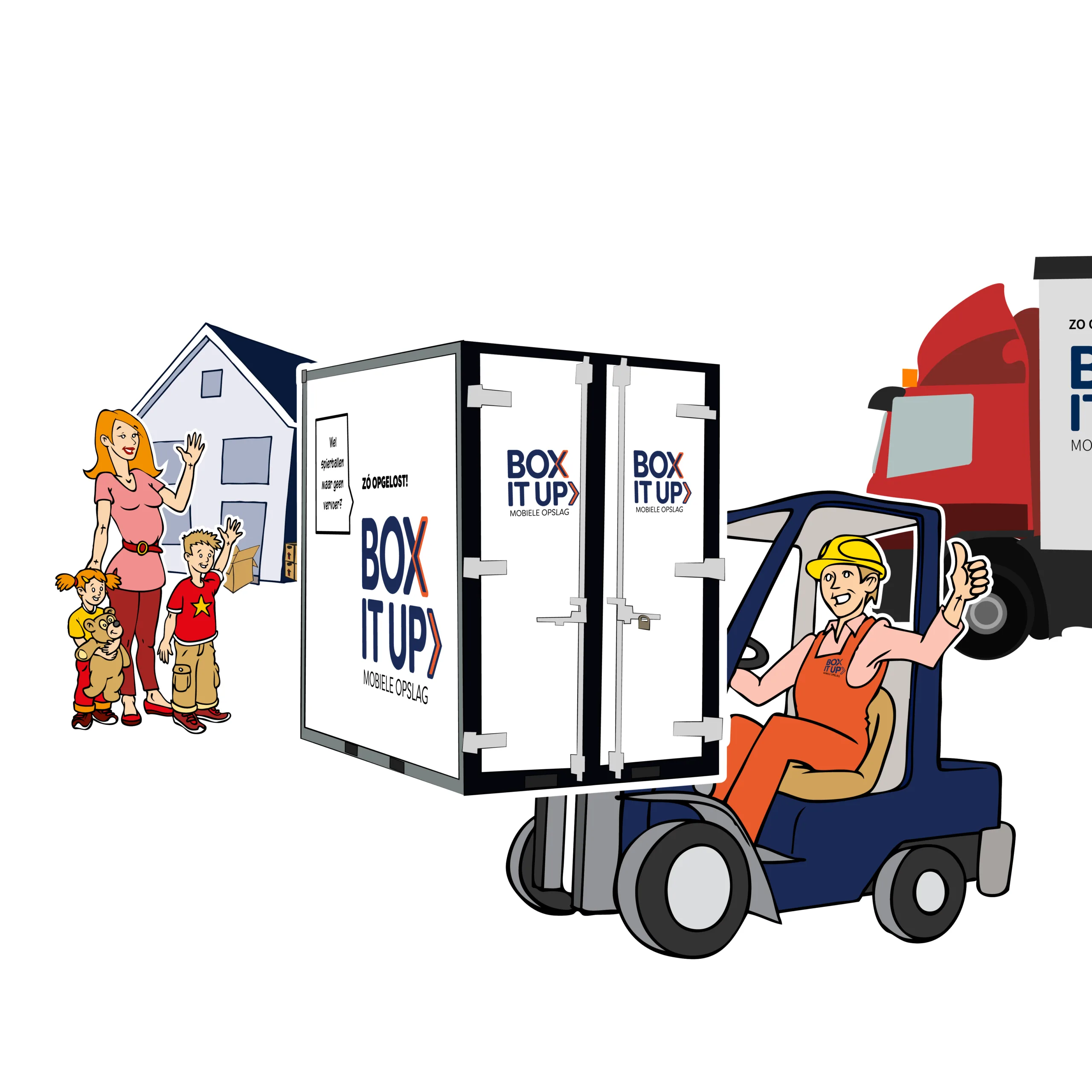 De gekozen BOX wordt bij jou thuis afgeleverd