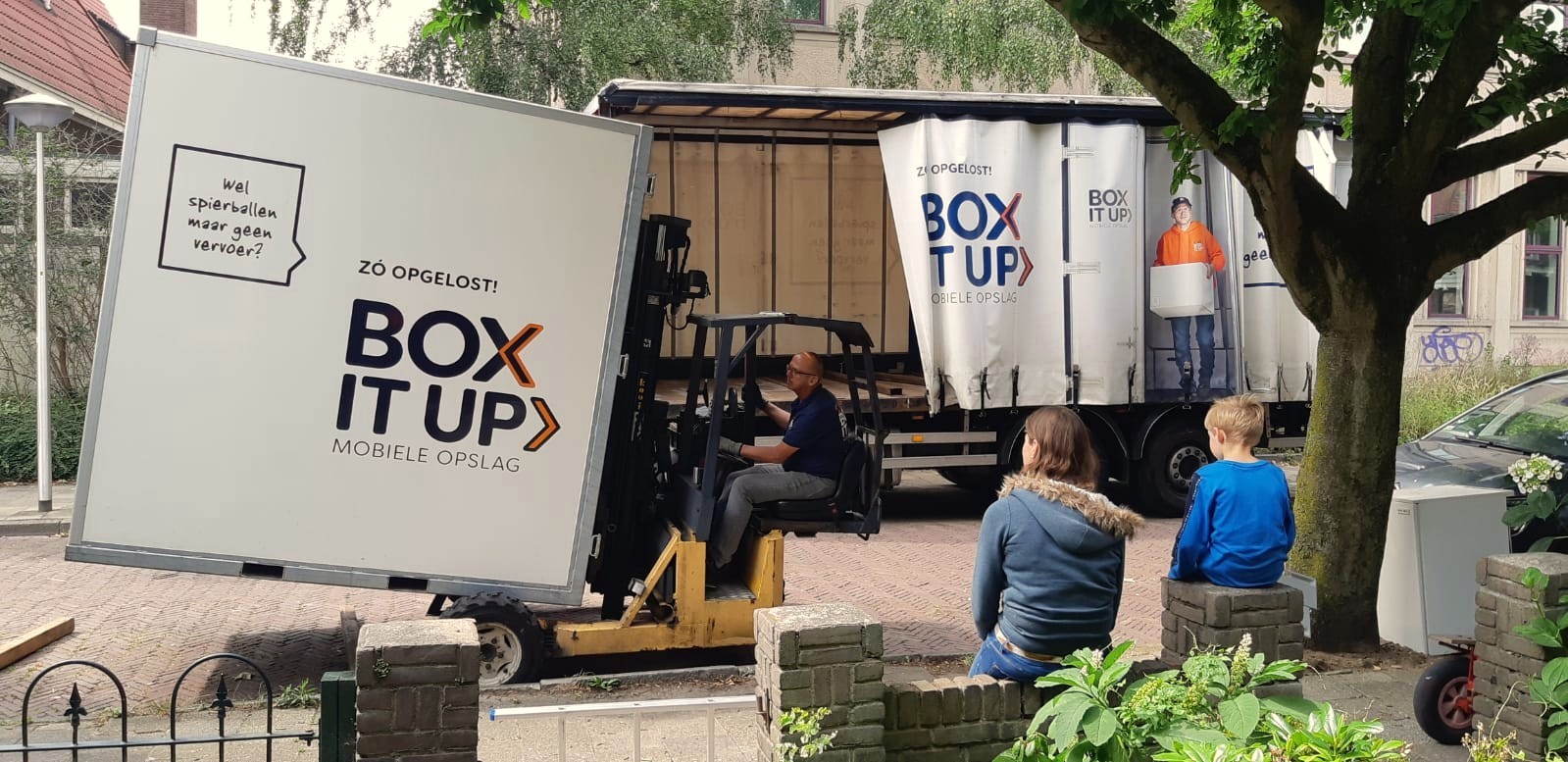 BiU opslagruimte levering aan huis